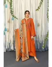 MRS-413 | Lawn Embroidered 3 Piece Stitched Suit