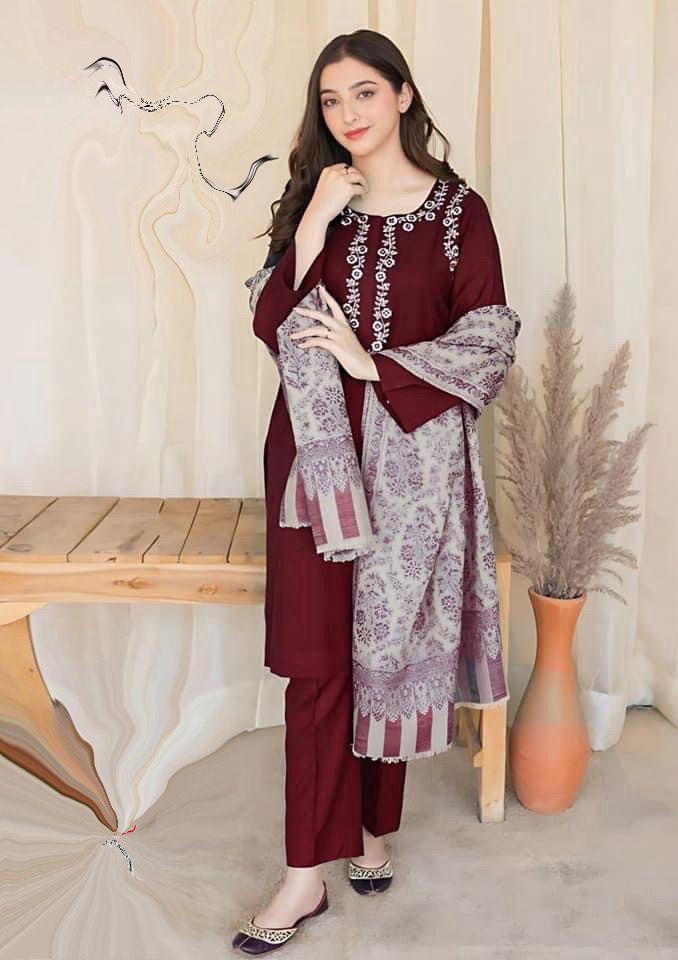 ASLINE HEAVY 3PC EMBOIDERY