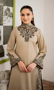 COCO – EC876 | UNSTITCHED | EMBROIDERED 3 PIECE