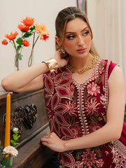 MAHNUR | CELESTIAL | 3 PC LUXURY LAWN EMBROIDERED SUITE