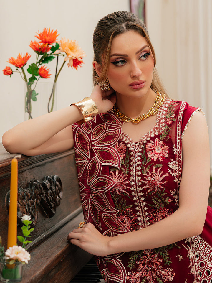 MAHNUR | CELESTIAL | 3 PC LUXURY LAWN EMBROIDERED SUITE