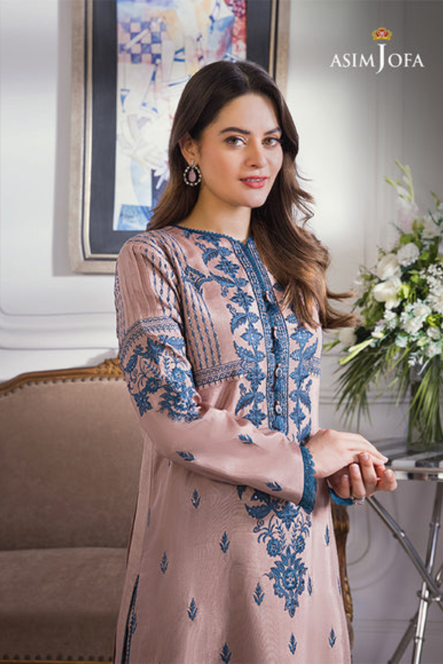 3PC EMBROIDERED ZE-0013