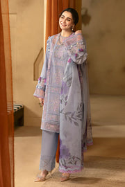 SAIRA RIZWAN - 3PC LAWN EMBROIDERED SHIRT WITH CHIFFON EMBROIDERED DUPATTA