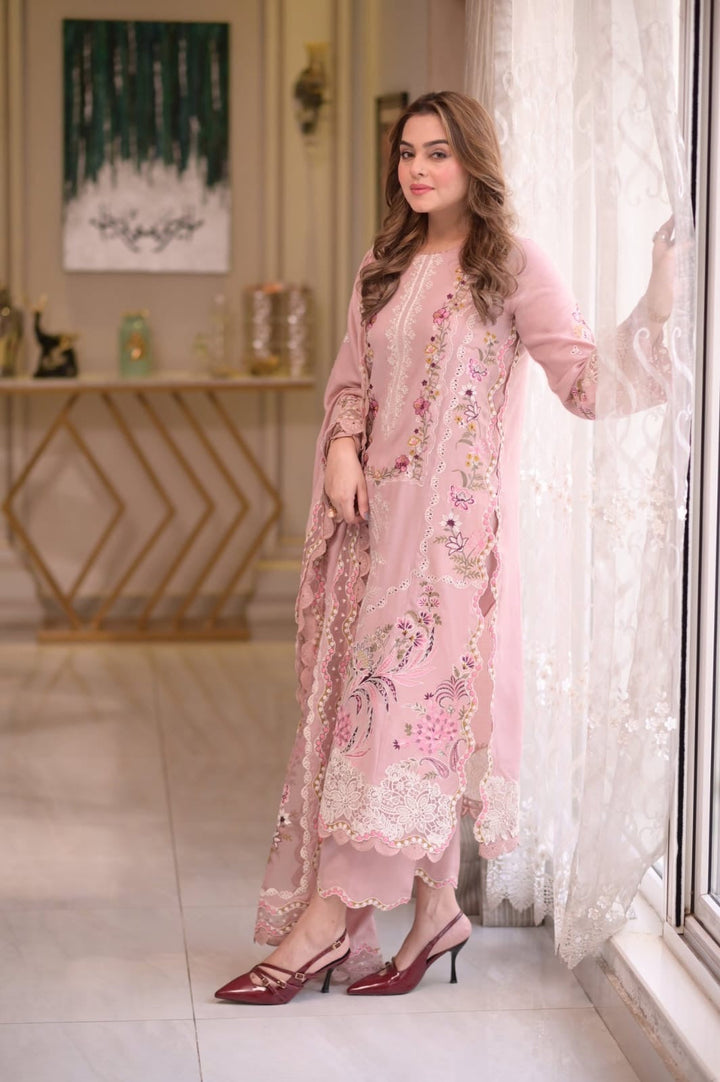 DHANAK EMB 3PC SUIT BH -0039