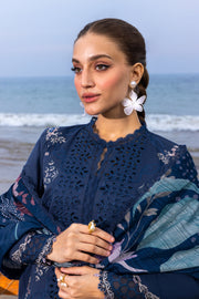 Rang Rasiya 3PC Unstitched Luxury Lawn Chikenkari Heavy Embroidered Suit