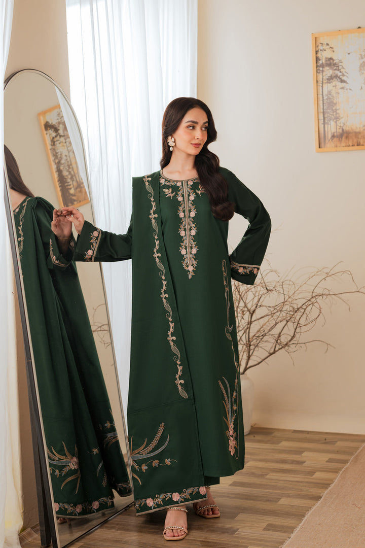 DHANAK EMB 3PC SUIT BH -0050