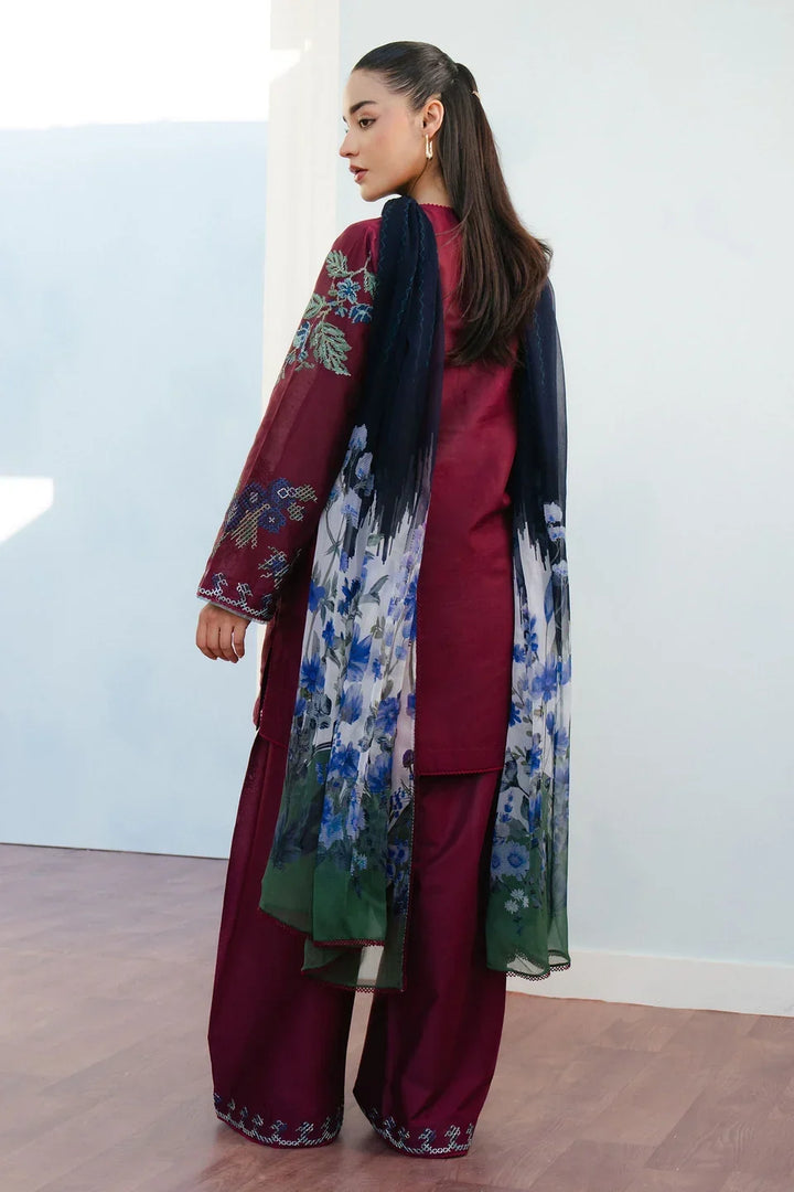 DHANAK 3PC EMBROIDERED UNSTICHED ARTICLE BA-388