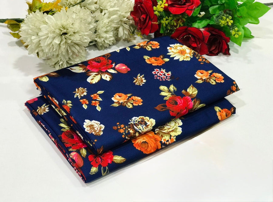 PRINTED CAMBRIC – 2 PIECE UNSTITCHED SUIT 893