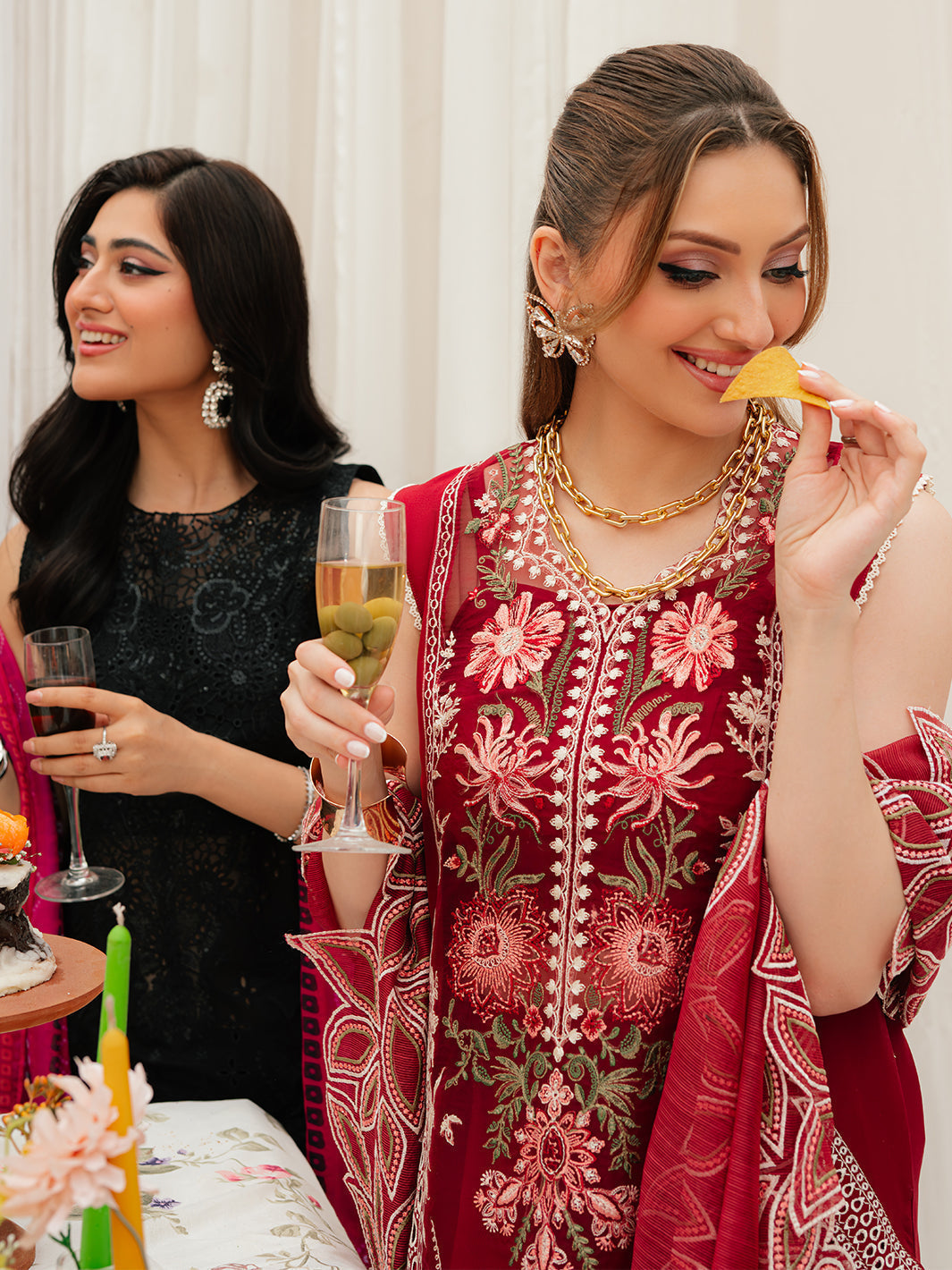 MAHNUR | CELESTIAL | 3 PC LUXURY LAWN EMBROIDERED SUITE