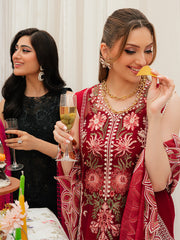 MAHNUR | CELESTIAL | 3 PC LUXURY LAWN EMBROIDERED SUITE
