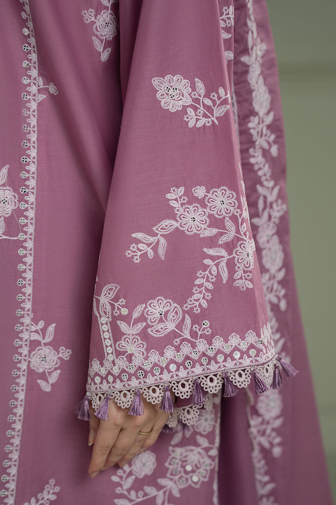 DHANAK EMBROIDERY 3PC SUIT