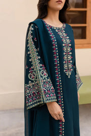 BATIK - 3PC Dhanak Embroidered Suit - NE - ZS 5007