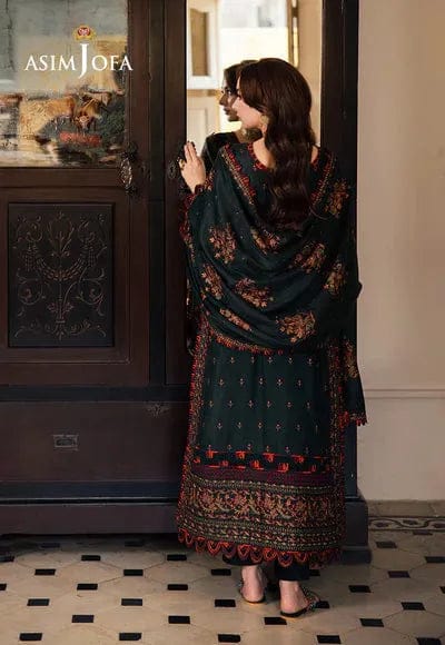 QALAMKAR 3PC Lawn Embroidered Shirt With Organza Embroidered Dupatta LC-7062