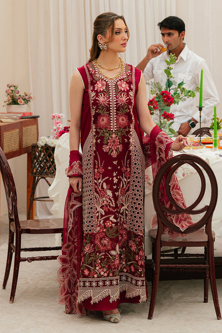 MAHNUR | CELESTIAL | 3 PC LUXURY LAWN EMBROIDERED SUITE