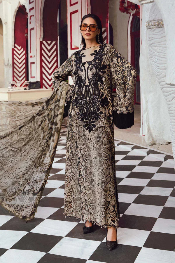 3PC Digital Printed Silk Shirt With Digital Printed Dupatta-322