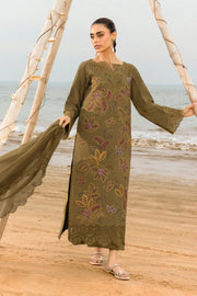 RANG RASIYA - 3PC LAWN EMBROIDERED SHIRT WITH PRINTED CHIFFON EMBROIDERED DUPATTA