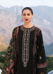 Qalamkar - 3PC Lawn Embroidered Shirt with Embroidered Lawn Dupatta (Unstitched) LC-7067