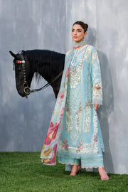ELAF | ELYA | UNSTITCHED LAWN 3PC EMBROIDERED SUITE