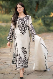 PREMIUM LAWN 3PC EMBROIDERED DRESS EMBROIDERED DUPATTA D-1038