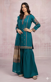 ZARA SHAHJAHAN- SUMMER 3PC LAWN EMBROIDERED SUIT - RL2701 B