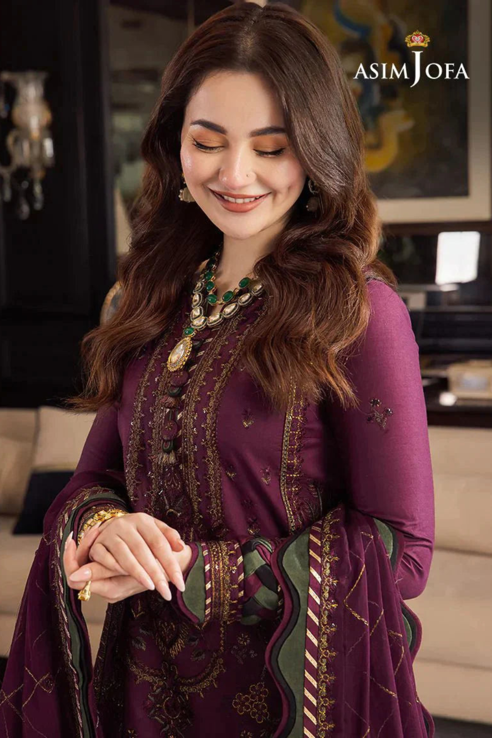 3PC EMBROIDERED ZE002