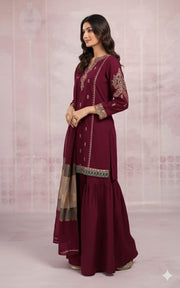 ZARA SHAHJAHAN- SUMMER 3PC LAWN EMBROIDERED SUIT - RL2701