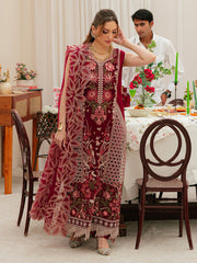 MAHNUR | CELESTIAL | 3 PC LUXURY LAWN EMBROIDERED SUITE