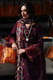 3PC UNSTITCHED LAWN EMBROIDERED SUIT