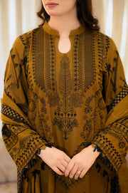 PREMIUM LAWN 3PC EMBROIDERED DRESS EMBROIDERED DUPATTA | 1011