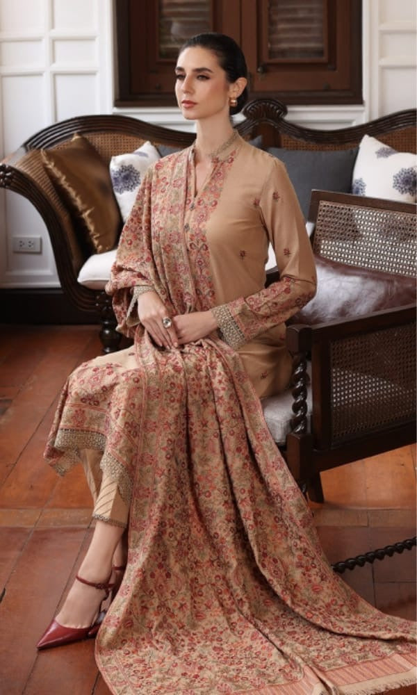 Embroidered 3PC Suit – Premium Festive Collection BH-33