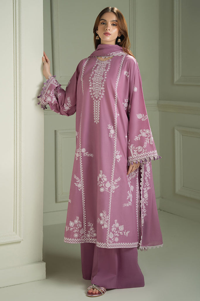 DHANAK EMBROIDERY 3PC SUIT