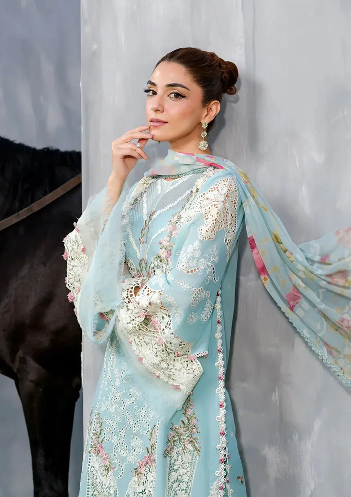 ELAF | ELYA | UNSTITCHED LAWN 3PC EMBROIDERED SUITE