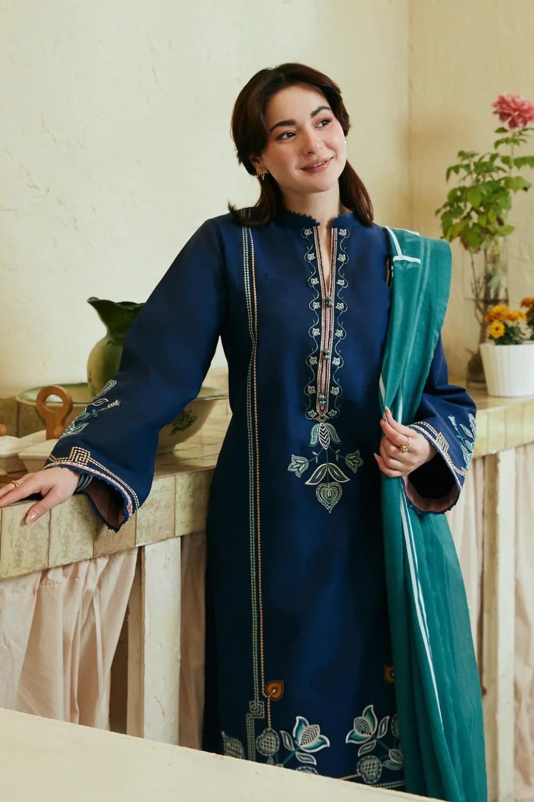 ROYAL MAJESTY 3PC | UNSTICHED LAWN SUIT ZA0173