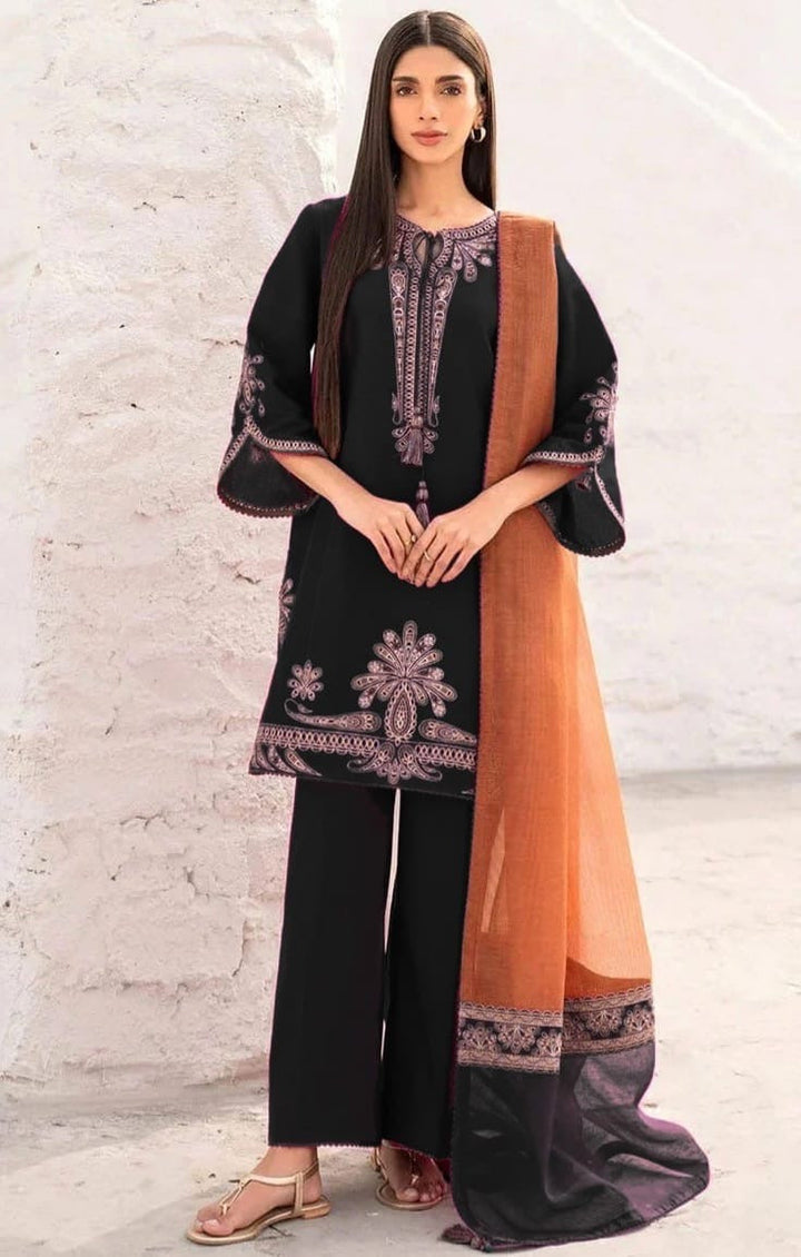 SUMMER 3PC LAWN EMBROIDERED SUIT - VL1157
