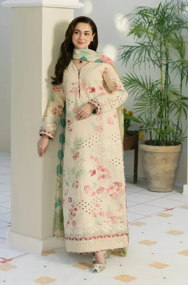 DHANAK 3PC EMBROIDERED UNSTICHED ARTICLE BA-310