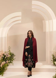 QALAMKAR - 3PC LAWN EMBROIDERED SHIRT WITH JACQUARD WEAVED EMBROIDERED DUPATTA AND COTTON TROUSER 1700