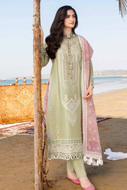 JADE - 3PC LAWN EMBROIDERED SHIRT WITH CHIFFON EMBROIDERED DUPATTA AND TROUSER LC-7196