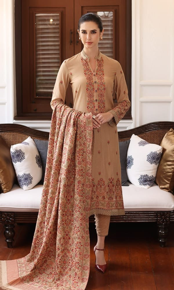 Embroidered 3PC Suit – Premium Festive Collection BH-33