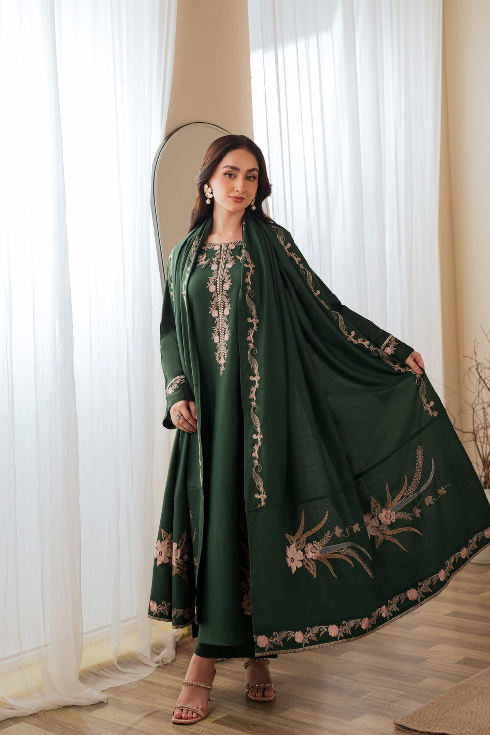 DHANAK EMB 3PC SUIT BH -0050