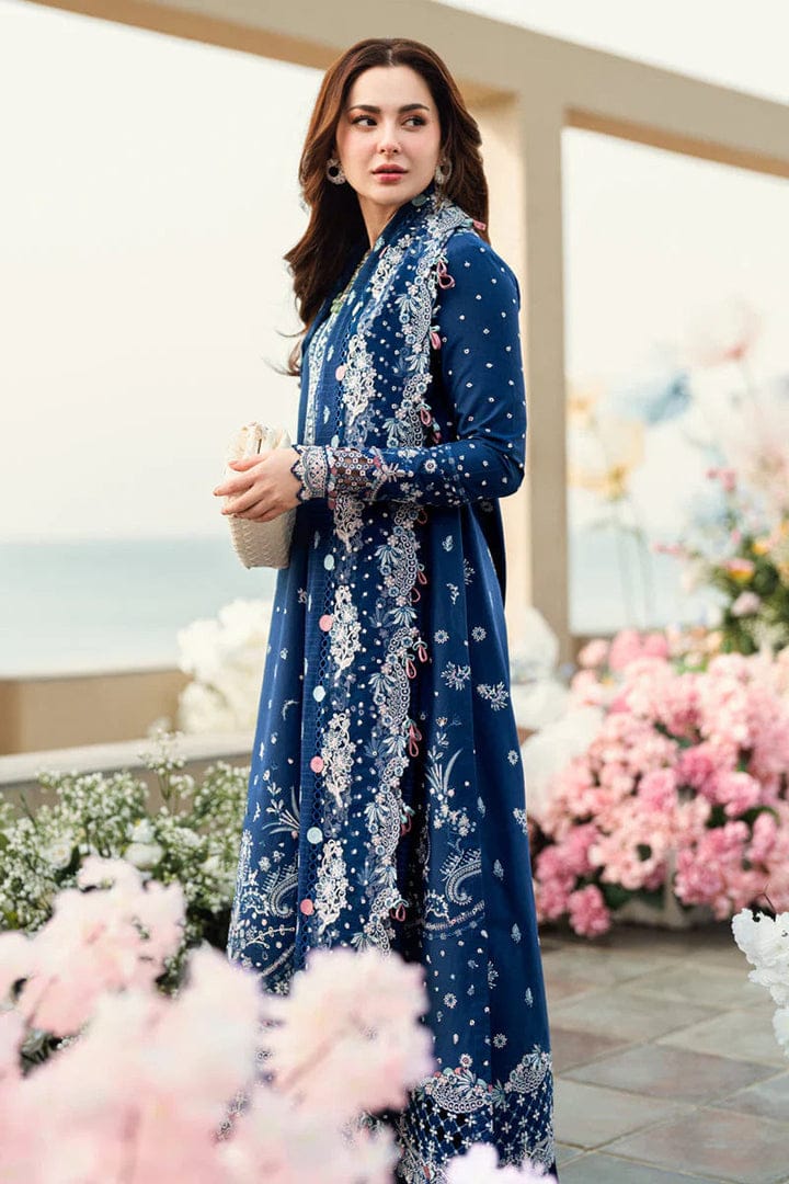 Embroidered Luxury Lawn Unstitched 3Pc | 1061
