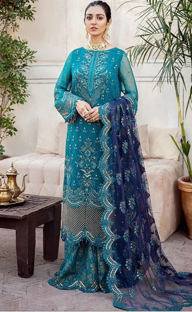 3PC EMBROIDERED ZE-007