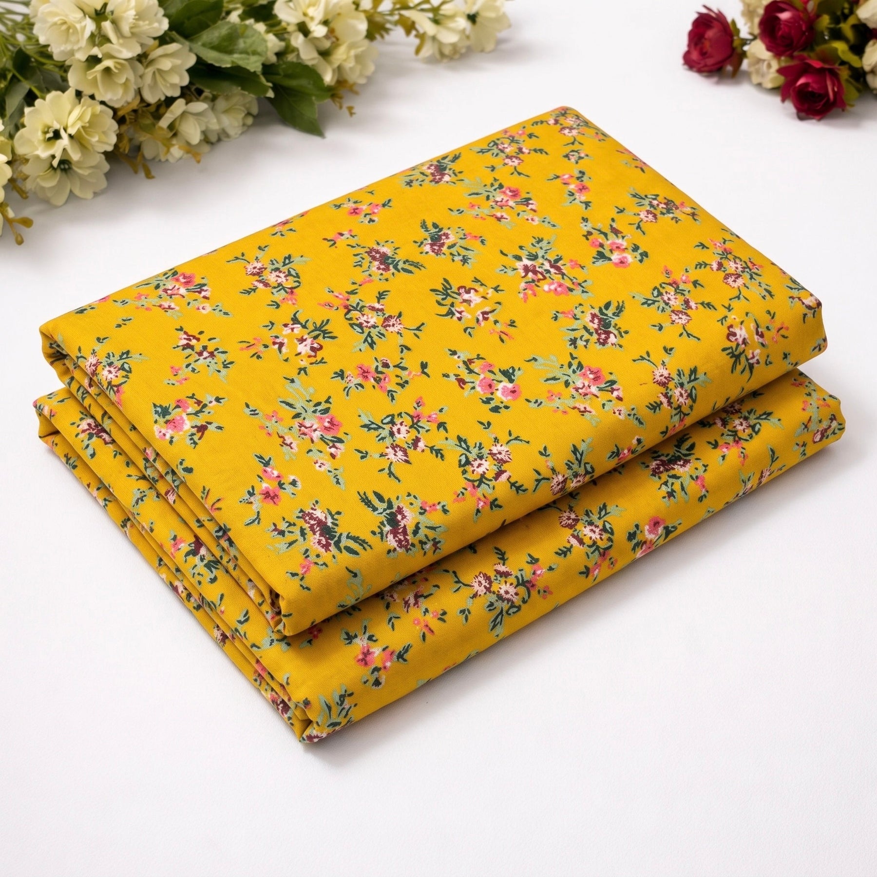 PRINTED CAMBRIC – 2 PIECE UNSTITCHED SUIT 813