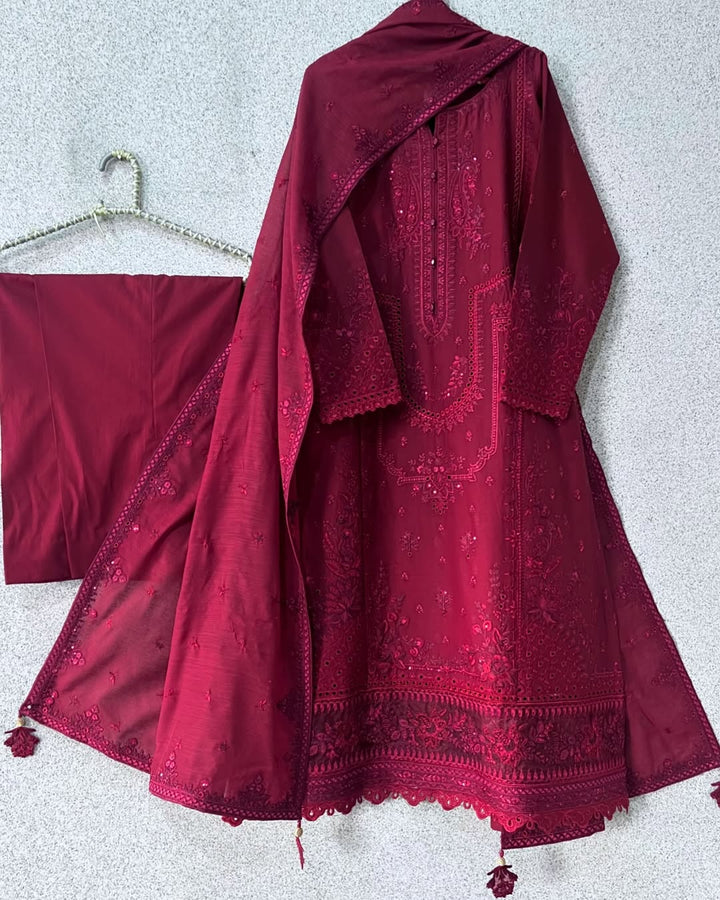 Embroidered 3Piece CH - 417