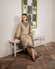 MRS-387 | 3 Piece Stitched Screen Print Suit