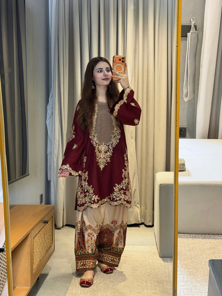 Meroon Bloom Silk 2Piece CH