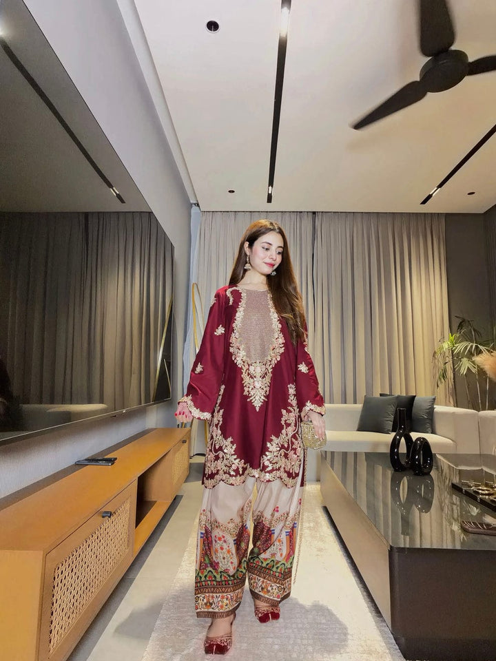 Meroon Bloom Silk 2Piece CH