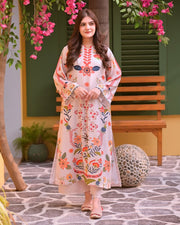 MRS-412 | 2 Piece Stitched Printed Kaftan Set