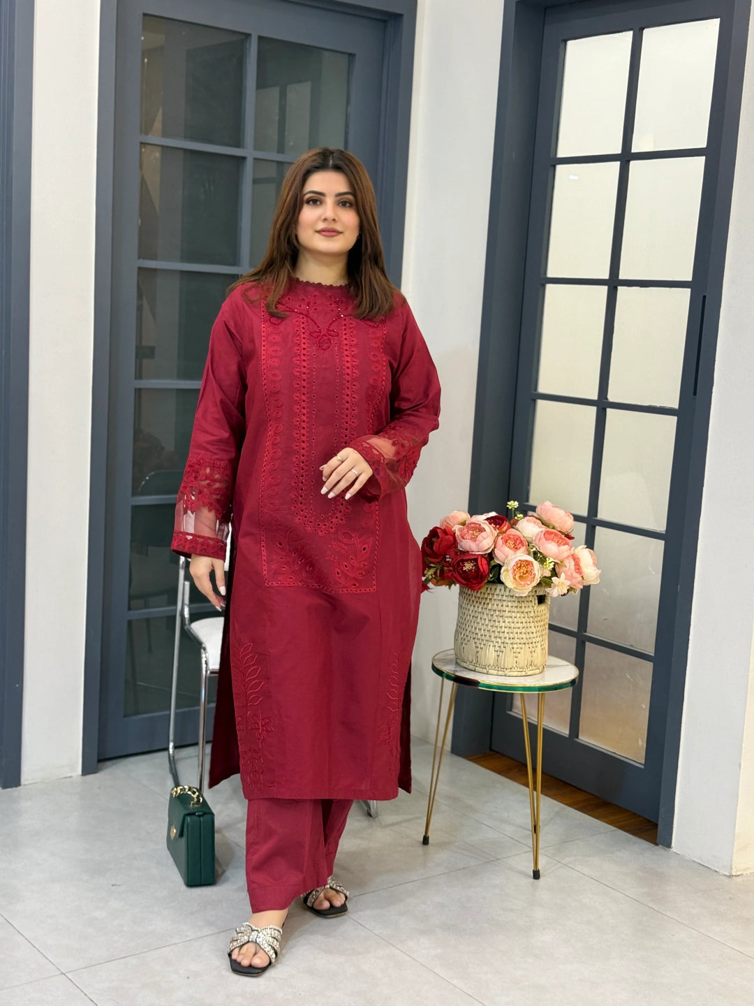 MRS-390 | Lawn Chikankari Stitched Suit