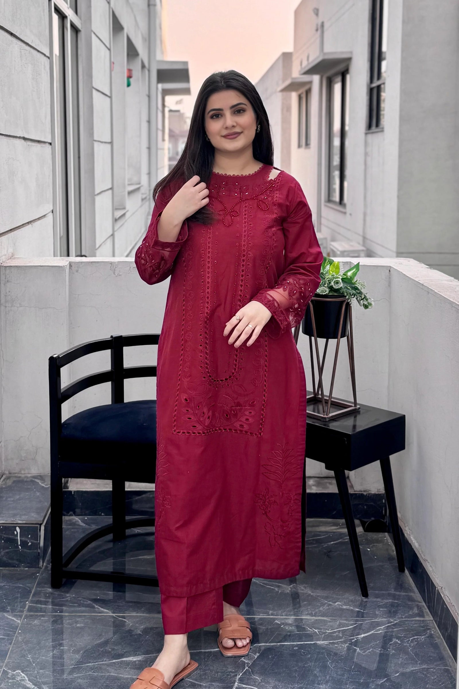 MRS-390 | Lawn Chikankari Stitched Suit
