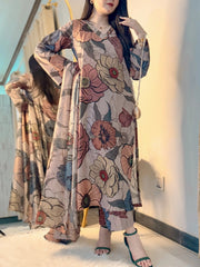 MRS-398 | Premium Printed 3 Piece Stitched Suit